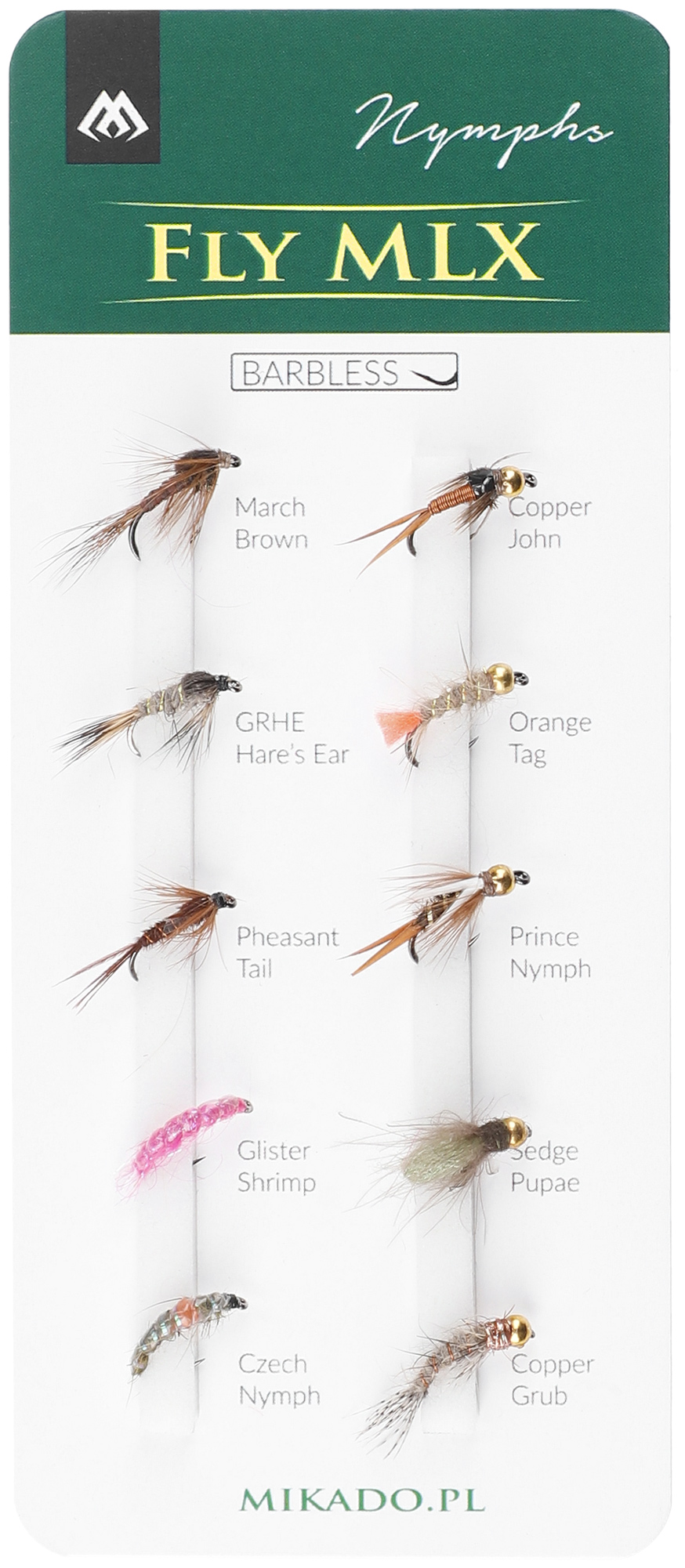 НАБОР НАСЕКОМЫХ MIKADO FLY MLX NYMPHS