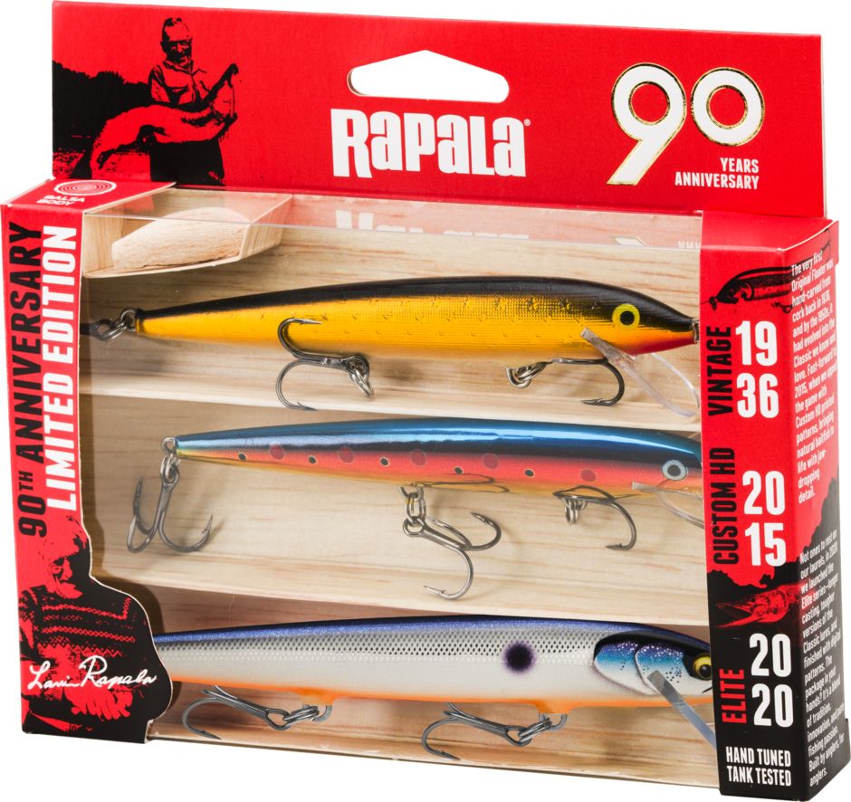 RAPALA НАБОР БЛЕСЕН 90 ЛЕТ FLOATER BIG NATURISTIC