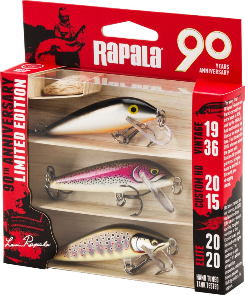 RAPALA НАБОР БЛЕСЕН 90 ЛЕТ COUNTDOWN MID NATURISTIC