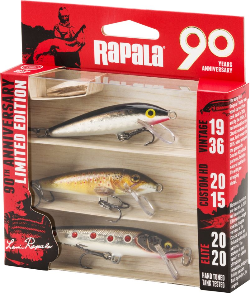 RAPALA НАБОР БЛЕСЕН 90 ЛЕТ FLOATER SMALL NATURISTIC