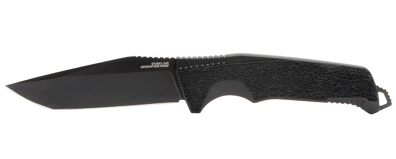 НОЖ SOG TRIDENT FX STRAIGHT EDGE BLACKOUT