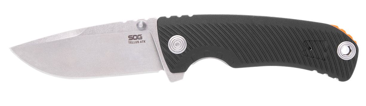 СКЛАДНОЙ НОЖ SOG TELLUS ATK BLACK DRAB+BLAZE ORANGE