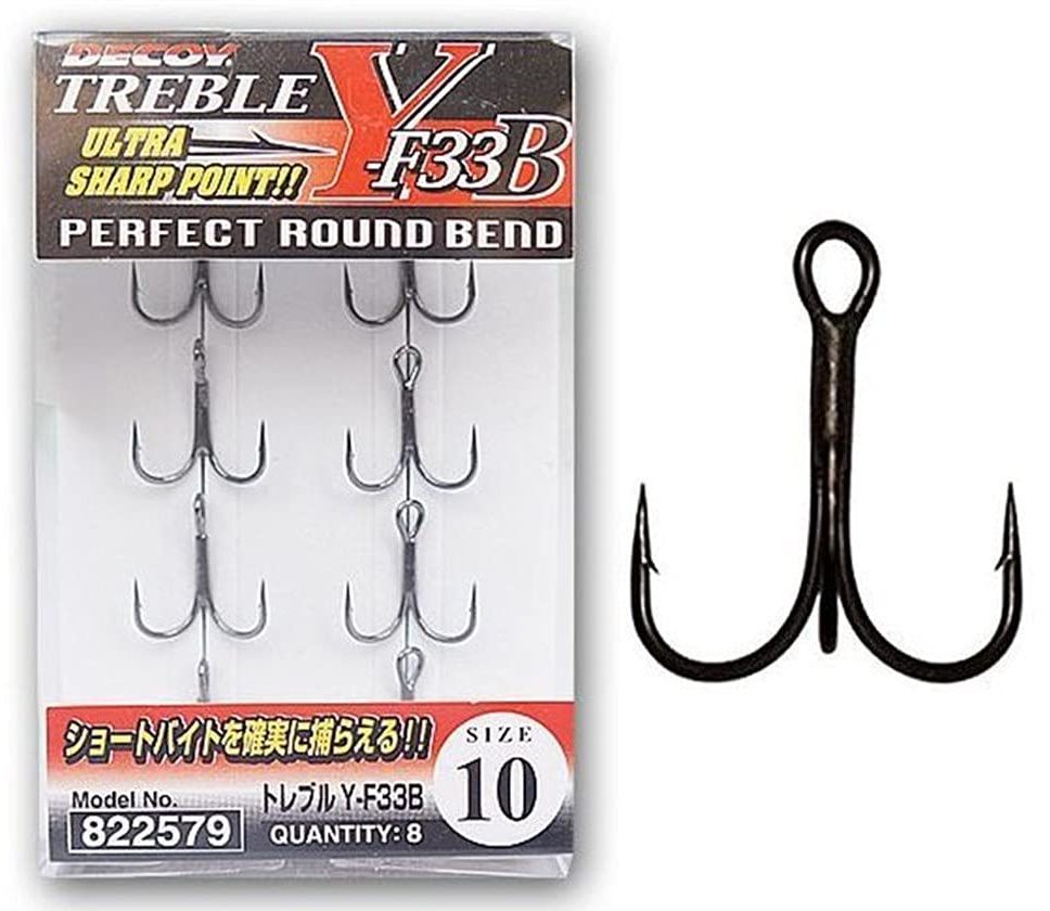 DECOY Y-F33B TREBLE HOOK