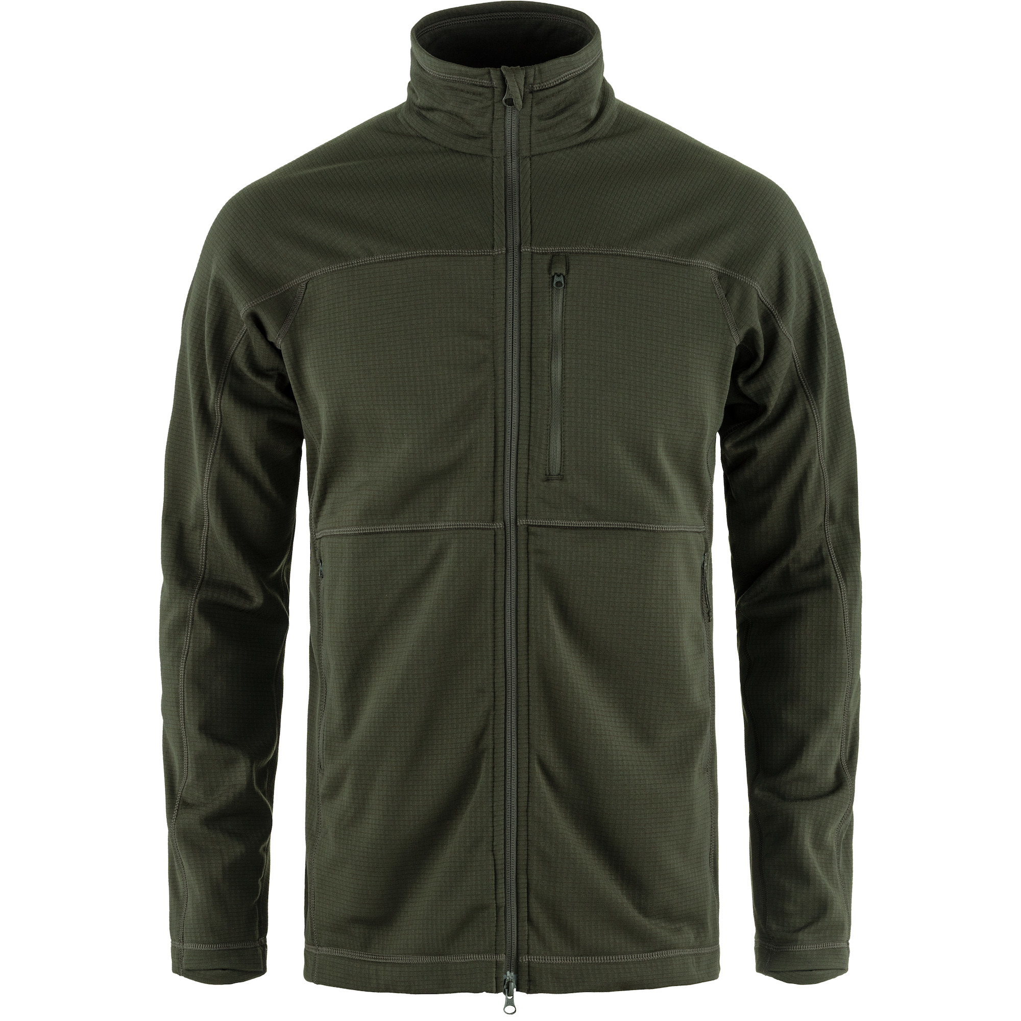 ФЛИСОВАЯ КОФТА FJÄLLRÄVEN ABISKO LITE DEEP FOREST