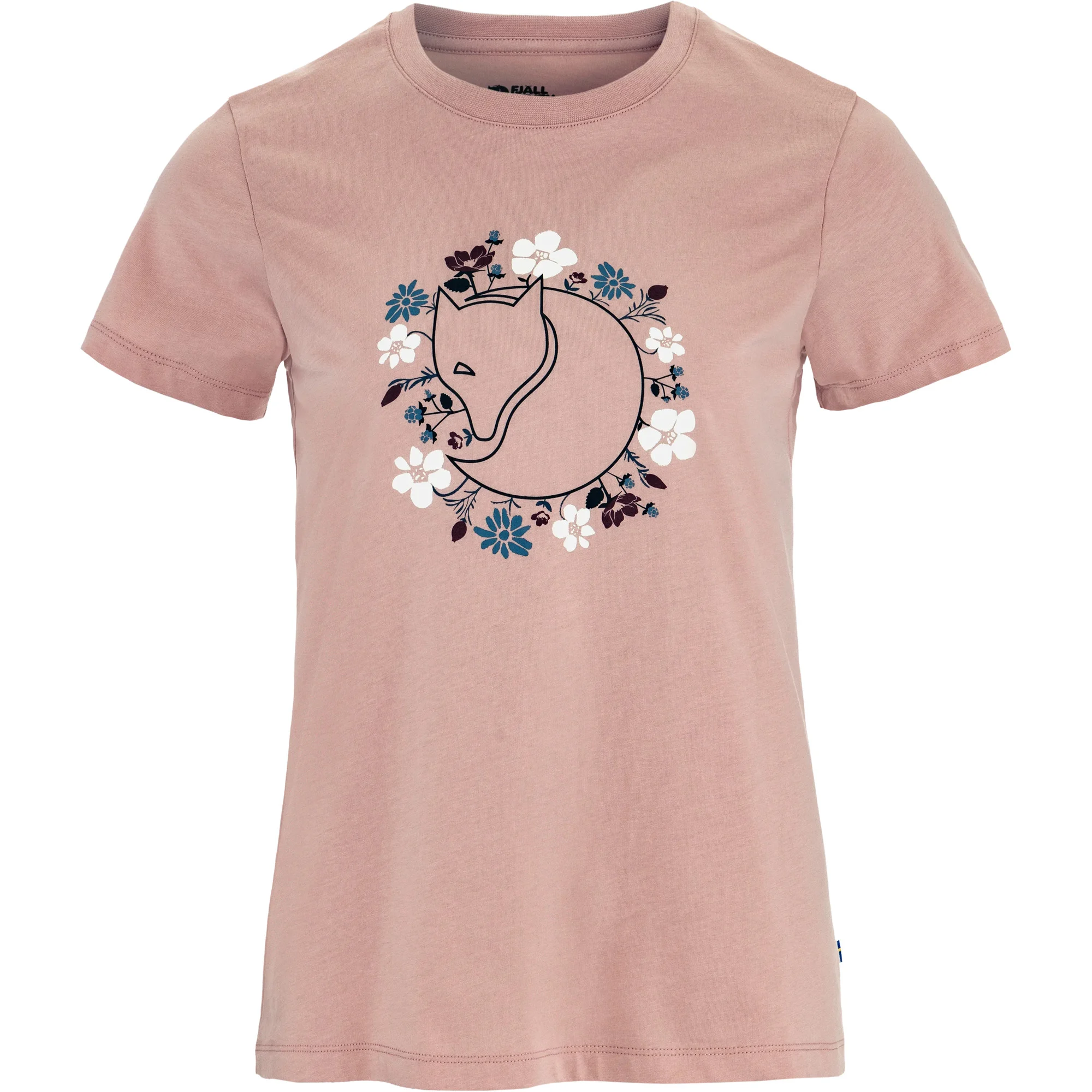 ФУТБОЛКА FJÄLLRÄVEN FJÄLLBLOMSTER FOX W CHALK ROSE