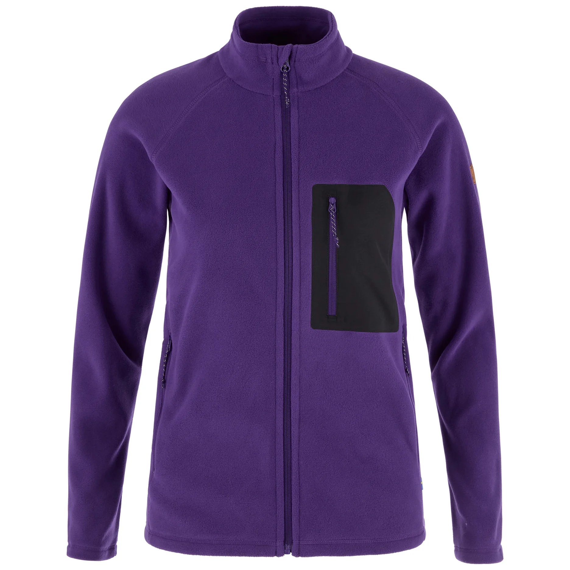 FJÄLLRÄVEN KAIPAK FLEECE W ЖЕНСКАЯ ФЛИСОВАЯ КУРТКА DARK VIOLET-BLACK