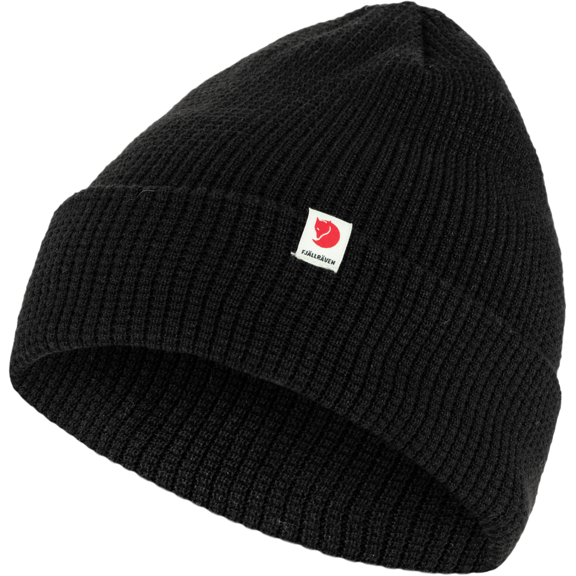 FJÄLLRÄVEN TAB HAT ЛЁГКАЯ ВЯЗАНАЯ ШАПКА BLACK
