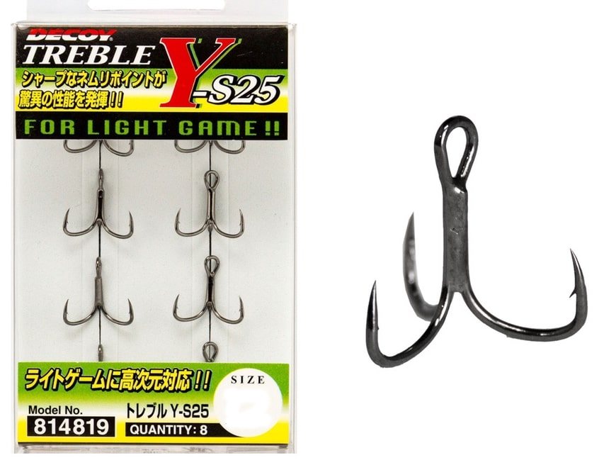 DECOY Y-S25 TREBLE HOOK