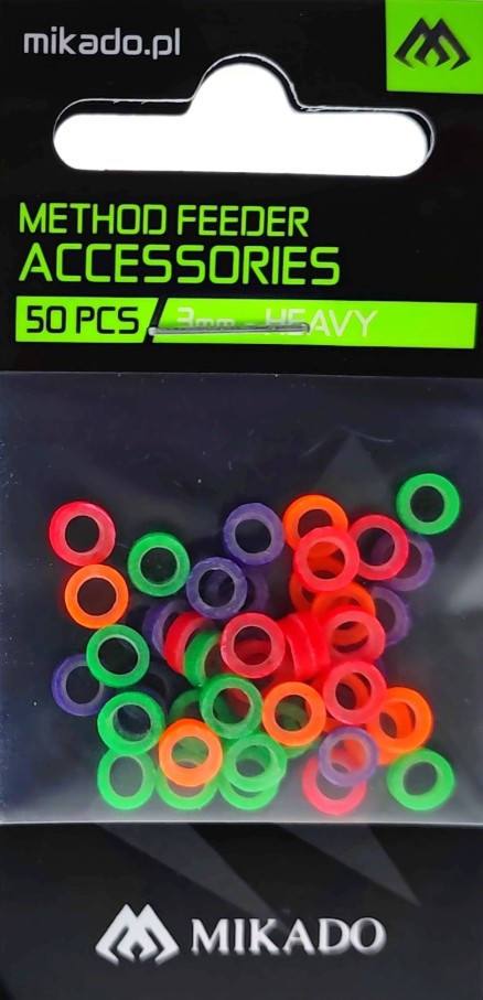 РЕЗИНОВЫЙ СТОПОР MIKADO METHOD FEEDER HEAVY BAIT BANDS MIXED