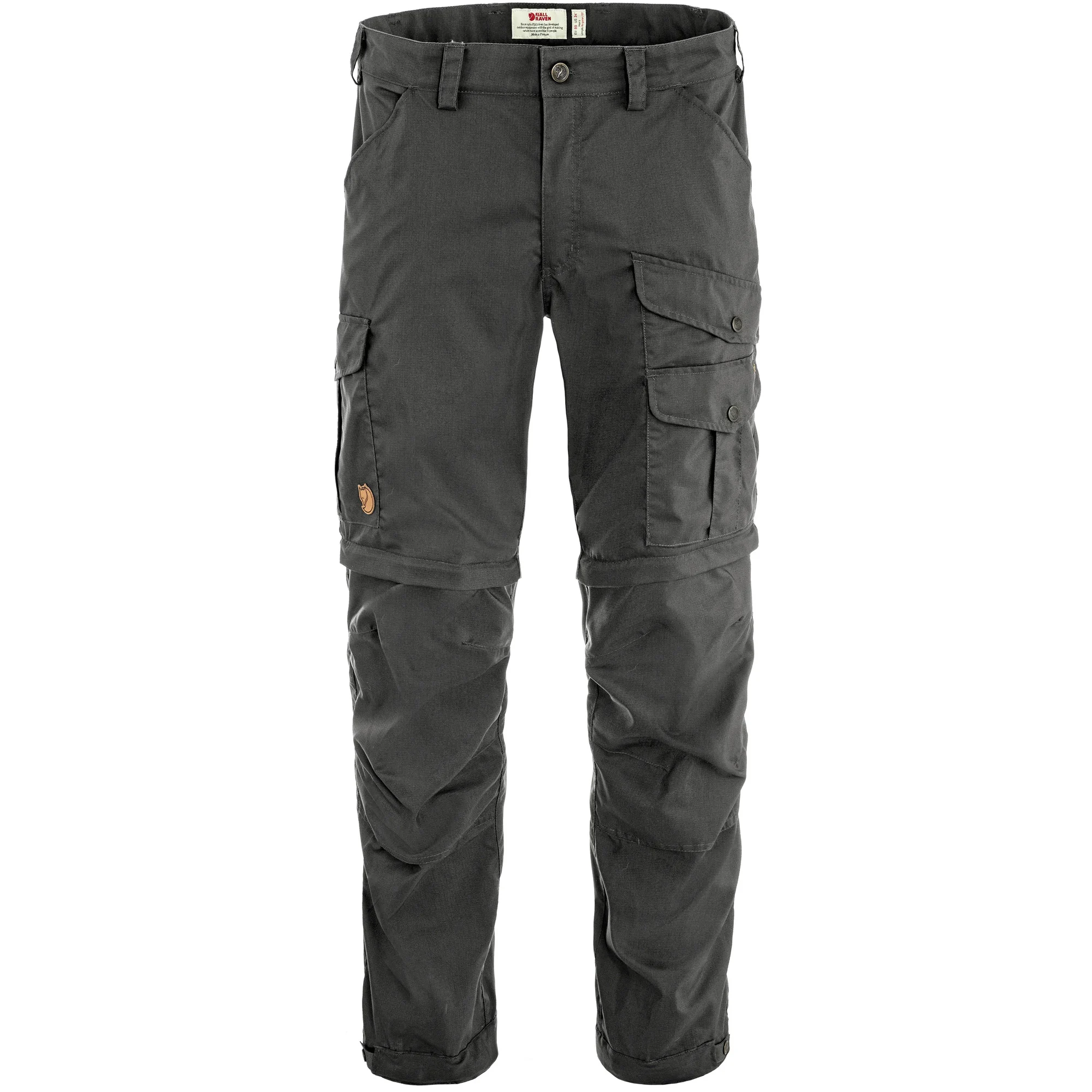 БРЮКИ FJÄLLRÄVEN VIDDA PRO LITE ZIP-OFF DARK GREY